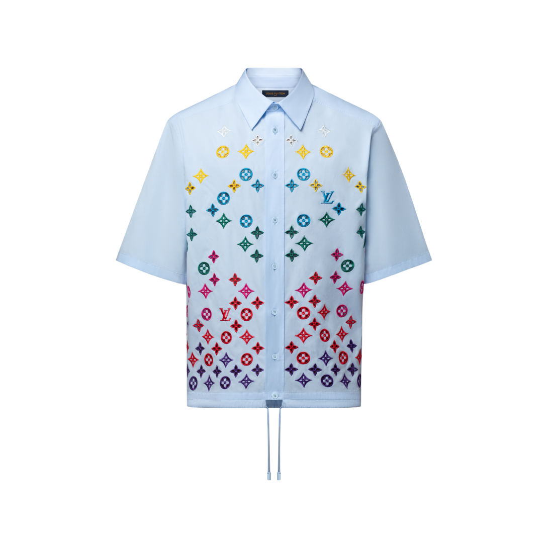 LOUIS VUITTON 花柄刺繍 Tシャツ Monogram Flowers Embroidered Short-Sleeved Shirt - Ready-to-Wear
